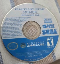 Phantasy Star Online Episode 1 & 2 Nintendo GameCube Disc Only- Very Good Cond.!