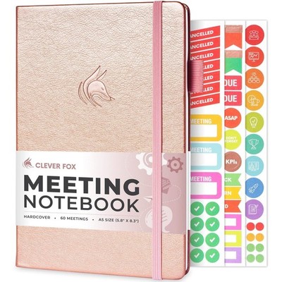 Meeting Notebook   Work & Business Organizer with Notes & Action Items   Note...