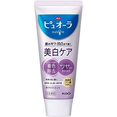 Pure Ora Whitening Toothpaste White mint 115g Kao Japan