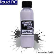 Spaz Stix 16080 Silver Pearl Airbrush Ready Paint 2oz Bottle