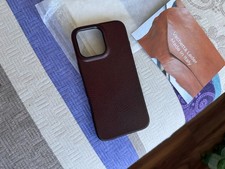 GOOD WILHELM braun Genuine leather Hülle für iphone 16 pro max