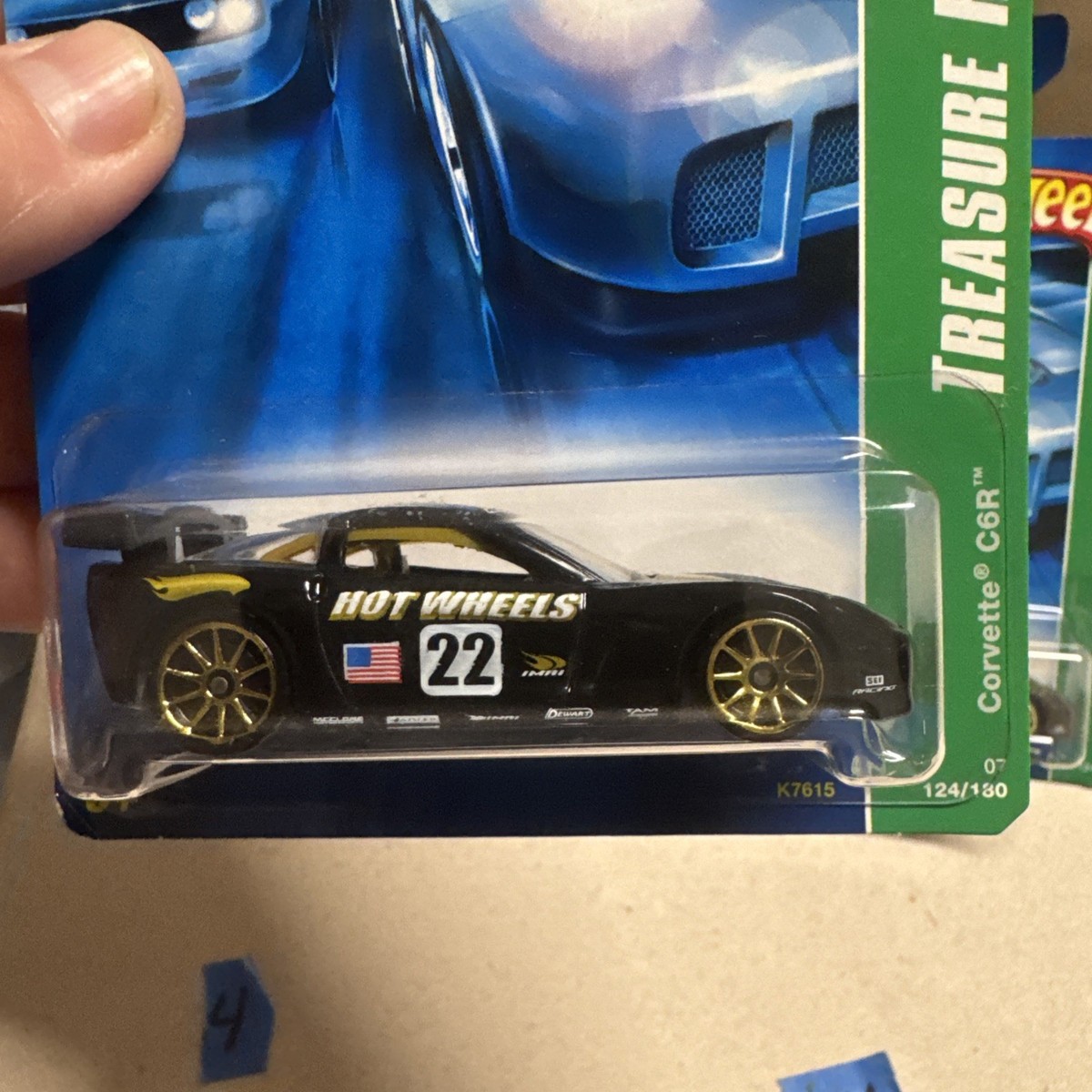 Hot Wheels Super Treasure Hunt and Regular Treasure Hunt Corvette