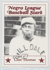 1986 Fritsch Negro League Baseball Stars Clint Thomas #33 0w6