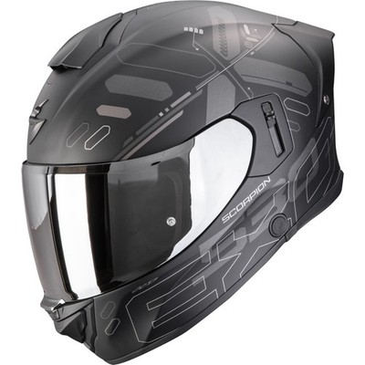 Scorpion - Motorrad Helm L - EXO-530 Air Fond - schwarz-silber matt