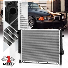 Aluminum Radiator OE Replacement for 92-00 BMW 3-Series 325i/328i/M3/Z3 dpi-1841