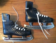 Vintage Boys Sherbrooke HOCKEY ICE SKATES Size 4 Original Box Canada NHL