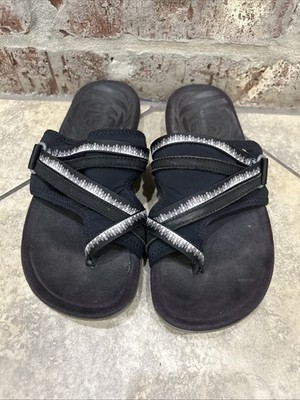 Merrell Terran 3 Cush Sandals Slides Black Comfort Women s Size 8