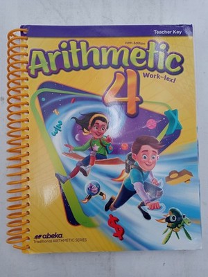 Abeka Arithmetic 4 Teacher Key 5th Ed Unused 339164