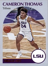 2021-22 Panini Chronicles Draft Picks Pink #65 Cameron Thomas Hoops Retro - BSK