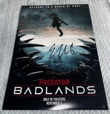 Elle Fanning Signed 12x18 Photo Predator Badlands