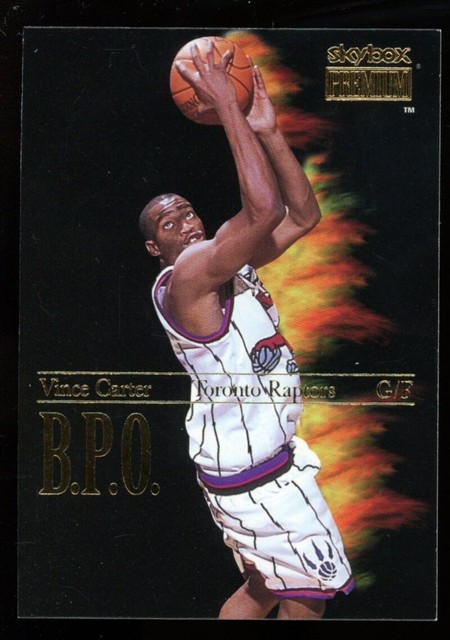 1998-99 SkyBox Premium B.P.O. BPO #9 Vince Carter Raptors HOF Insert high grade