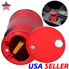 Smokeless Ashtray with Lid Auto Ashtray Portable Mini Vehicle Trash Can