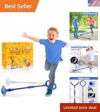Ankle Skip Ball for Kids - Foldable Flash Wheel Skip Ball, Outside Game Toys ...