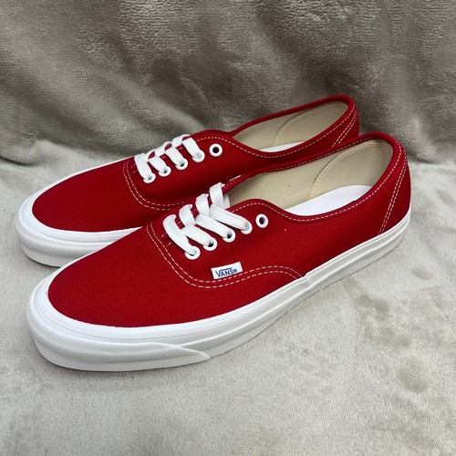 Vault Vans Og Authentic L, Men’s Size 11.5 Canvas Red/True White VN0A4BV905D - Picture 4 of 13
