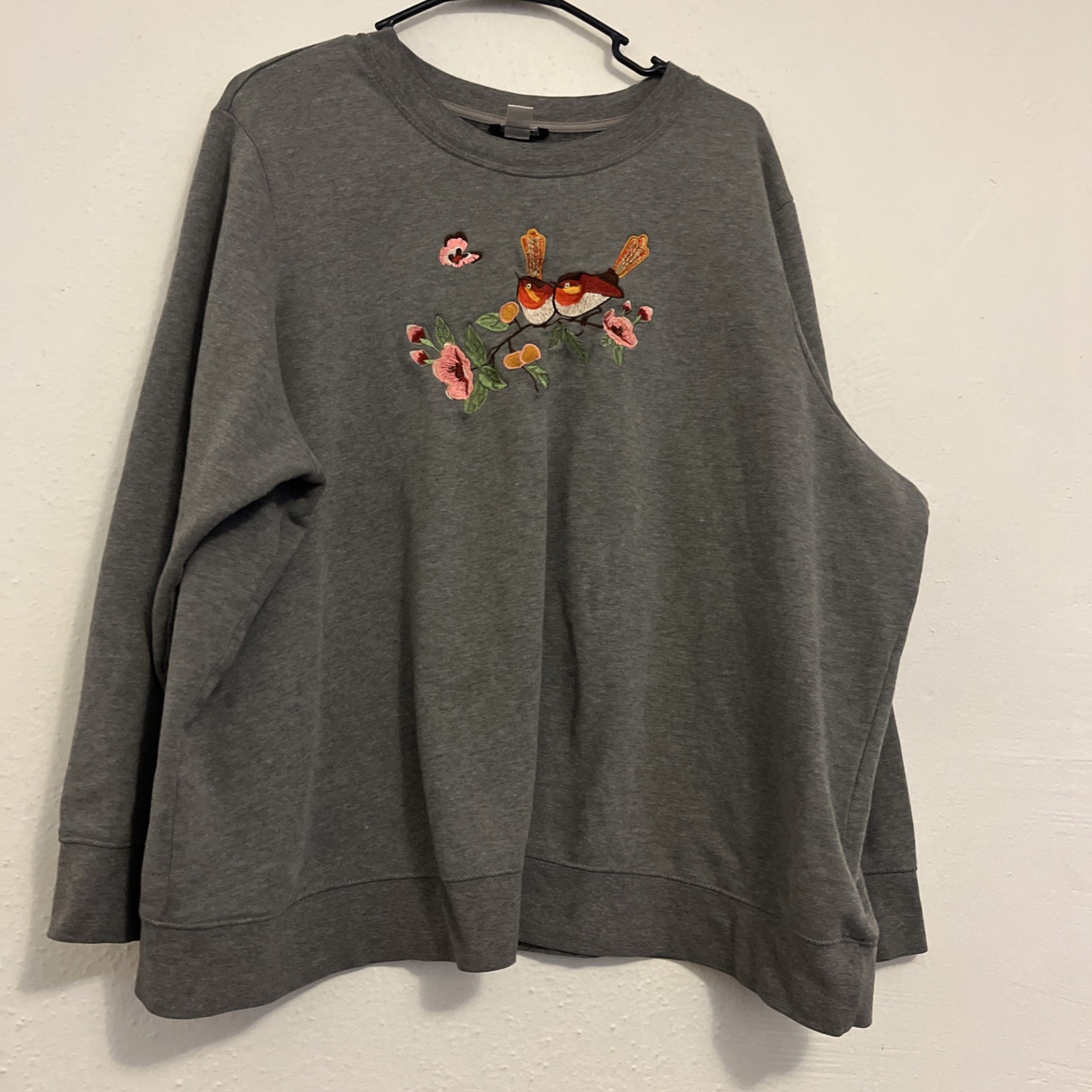 Spring bird Basic Editions Womens 3x easter Sweat… - image 1