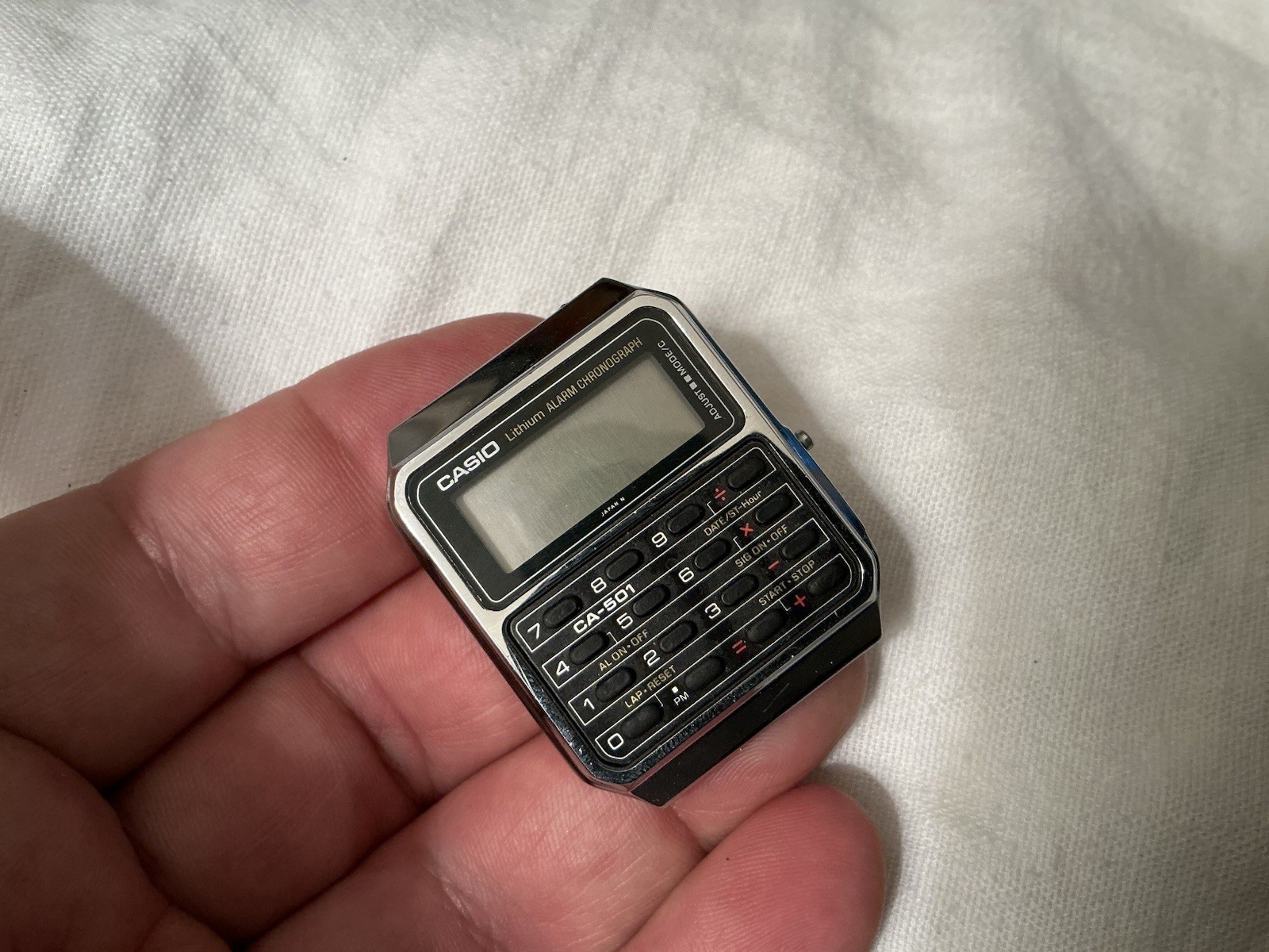 CA-501 Calculator Not Men Vintage Watch Digital Work Parts For Does Casio - vintagewatches.pk