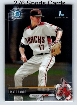 2017 Bowman Draft Chrome #BDC-168 Matt Tabor Arizona Diamondbacks