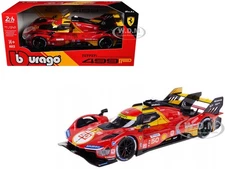 FERRARI 499P #50 WINNER "24H LE MANS" (2024) 1/24 DIECAST MODEL BY BBURAGO 26312