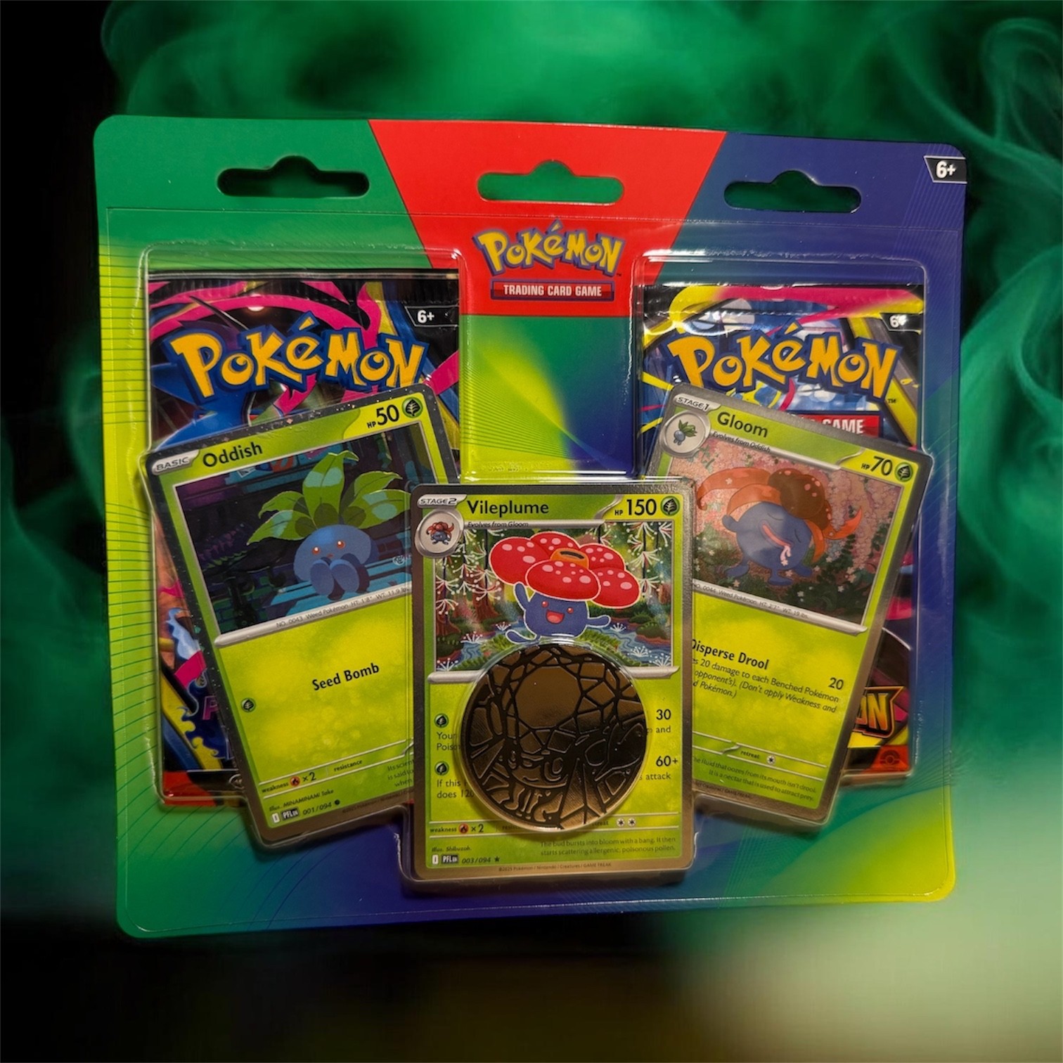 Pokemon TCG: Enhanced 2-Pack Blister - Oddish Vileplume Gloom