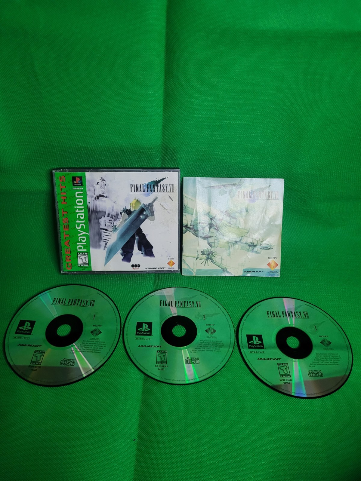 Final Fantasy VII Sony PlayStation 1 PS1 CIB & Tested!