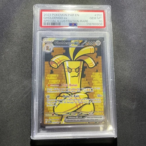 Psa 10 Gholdengo Ex 252/182 Paradox Rift Pokemon SIR