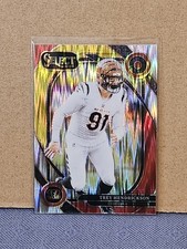 2024 Panini Select - Club Level Trey Hendrickson #298 Red & Yellow Shock Prizm
