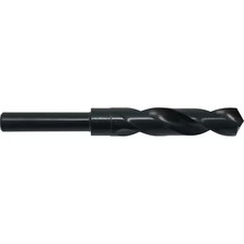 Silver Deming Drill Bit 1 5/64 Inch 1/2 Shank 118 Degree HSS Black Oxide