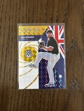 2021 Panini Mosaic - International Men of Mastery Liam Hendriks #IM15 White...
