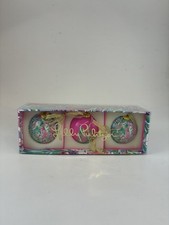 Lilly Pulitzer 3 Piece Ornament Set