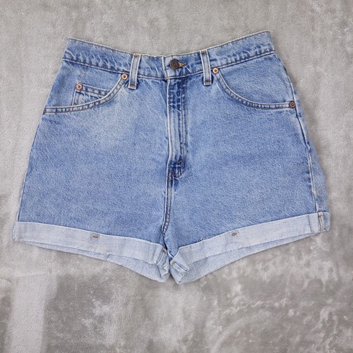 Vintage Levi’s 954 Orange Tab 1997 High Rise Cuffed Jean Shorts Women size 11 - Picture 2 of 7