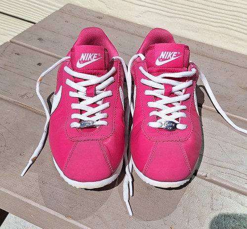 Nike Cortez '72 Sneakers 749502 749502-600 Vivid Pink + White Size 6Y - Bild 8 von 12
