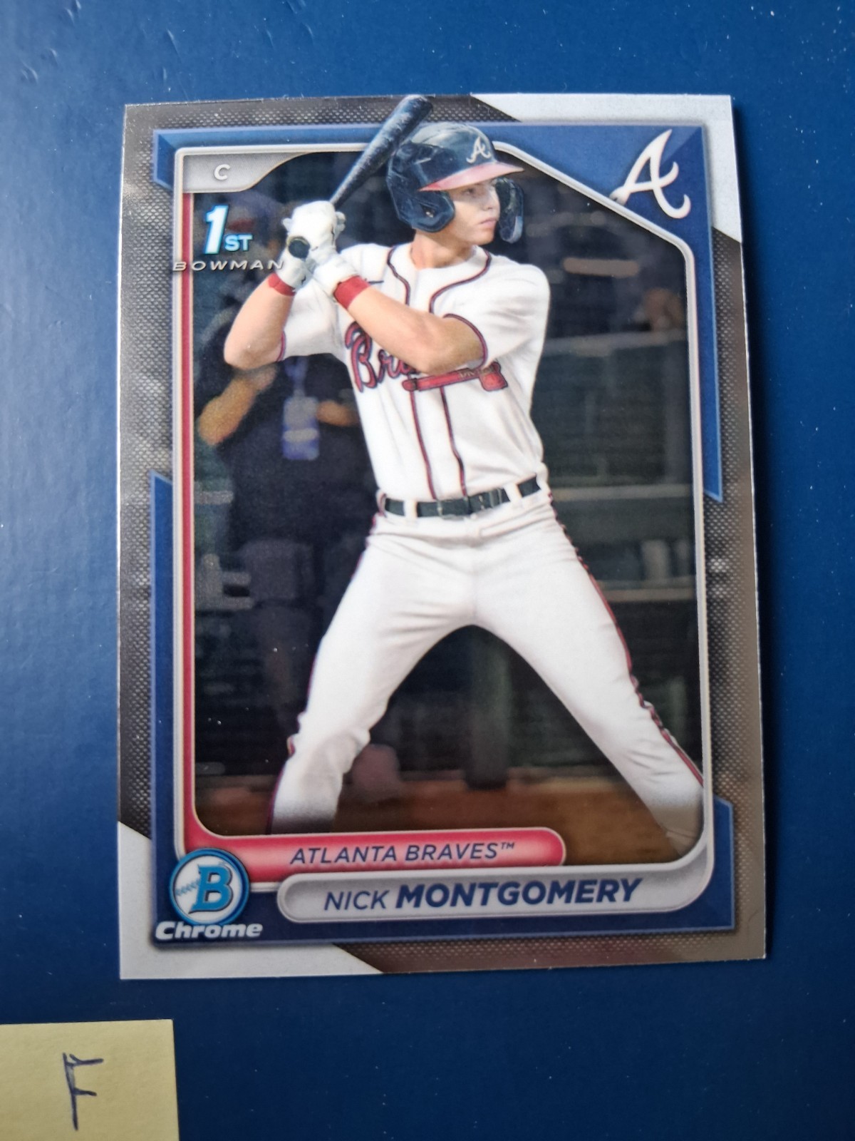 2024 Bowman Chrome Nick Montgomery #BDC-129 Atlanta Braves