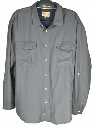 Quiksilver Waterman Slate Grey Utility Shirt   Coastal Cool  Gorpcore Look XXL