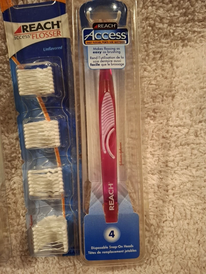 Cabezal de recarga REACH Ultraclean Access Snap-On Flosser X2 y Flosser 28 piezas  Foto 4 de 4