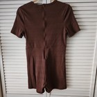 NWOT Shein Curve Shorts Romper Womens brown size OXL — photo 3