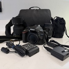 NIKON D5100 DIGITAL CAMERA w/AF S NIKKOR 55-200mm and 18-55mm LENSES