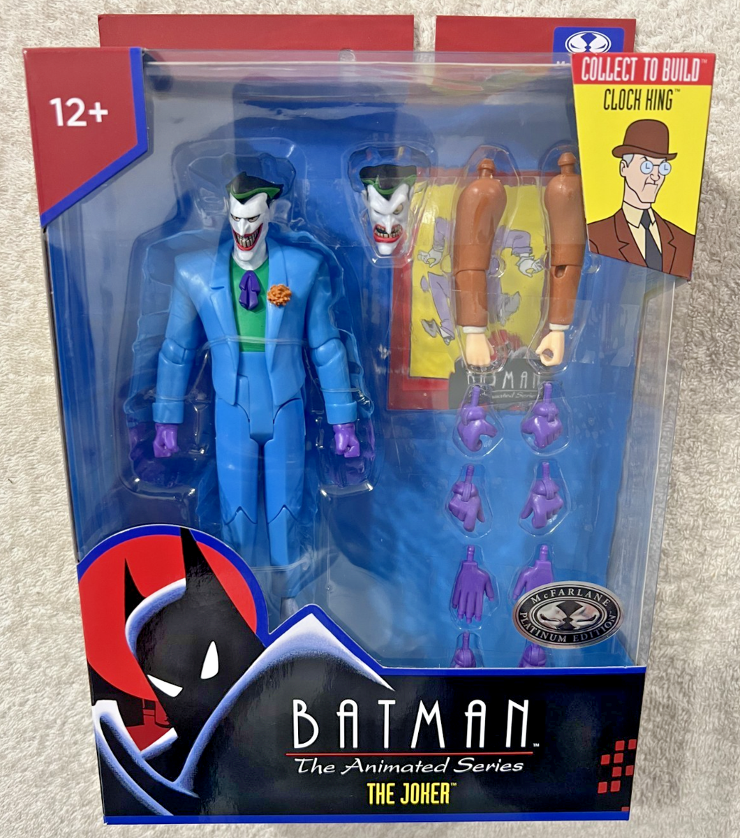 【超希少貯金箱】「ACTION PLATINUM SERIES」1:24スケール BATMAN THE ANIMATED SERIES THE JOKER PLATINUM CHASE ACTION FIGURE