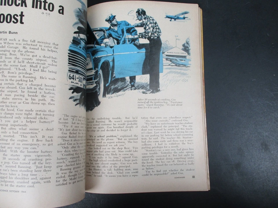 Popular Science Magazine October 1964 How the '65 Cars Compare Ford Foto 3 de 4
