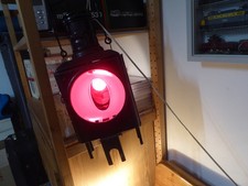 DB-Zugschlußlampe BJ.86 -Original-umgebaut mit 230 Volt