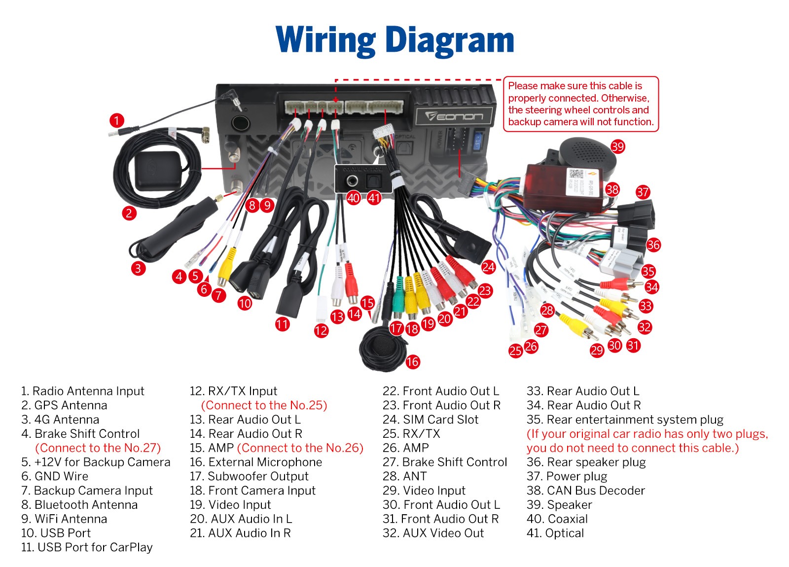 For GMC Chevy Buick 8Core Android 13 6+64G Car Radio Stereo 4G LTE CarPlay GMX6S