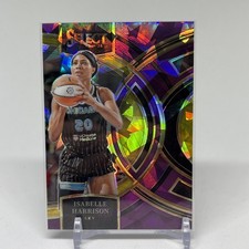 2024 Panini Select WNBA Isabelle Harrison Premier Level Yellow Purple #182 /149