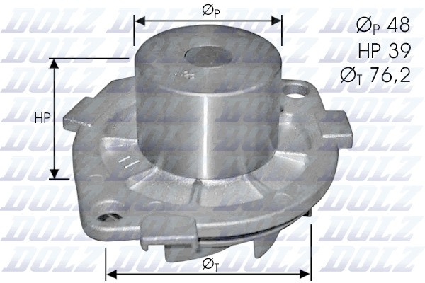 ✅Fits DOLZ S214 WATER PUMP FIAT BRAVO/A, MAREA/WEEKEND, PUNTO 1.9TD- ⭐UK Seller⭐