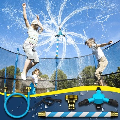 Universal Trampoline Sprinkler, 2.7 inches x 7.7 x 6.5 inches, Blue