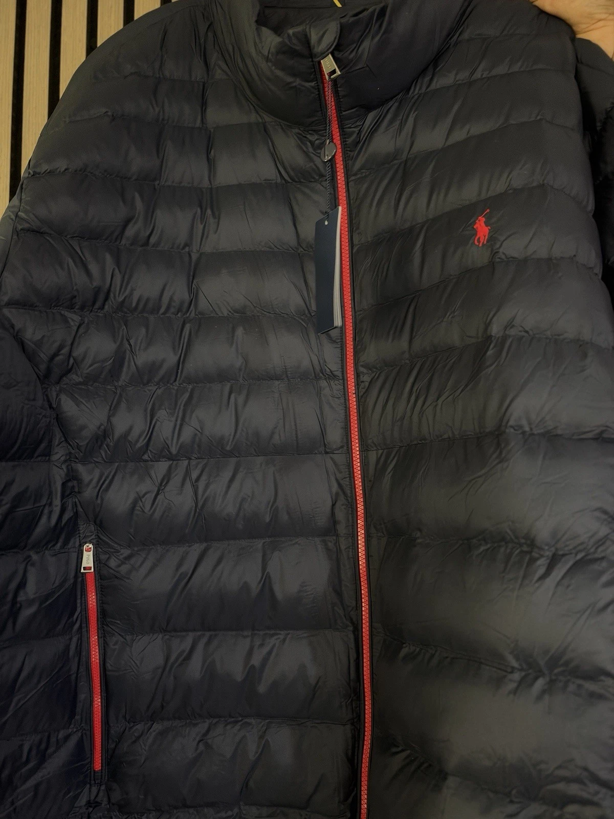 Polo Ralph Lauren Men’s The Colden Packable Jacket Blue Size 4XL Big and Tall - product detail image 3