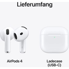 Apple Airpods 4 Bluetooth Kopfhörer weiss / RETOURENWARE