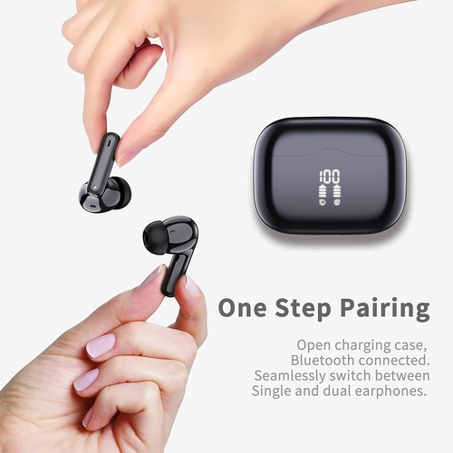 Touch Control Wireless Earbuds: 40H Playtime & Noise Cancellation Technology - Picture 8 of 13