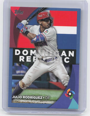 2023 Topps #WBC-24 Julio Rodriguez World Baseball Classic Stars