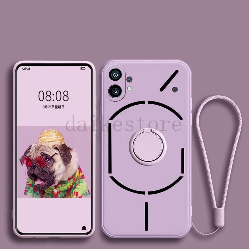 Phone Case For Nothing Phone 1 2 2A Silicone Case Soft Cover With Ring Holder