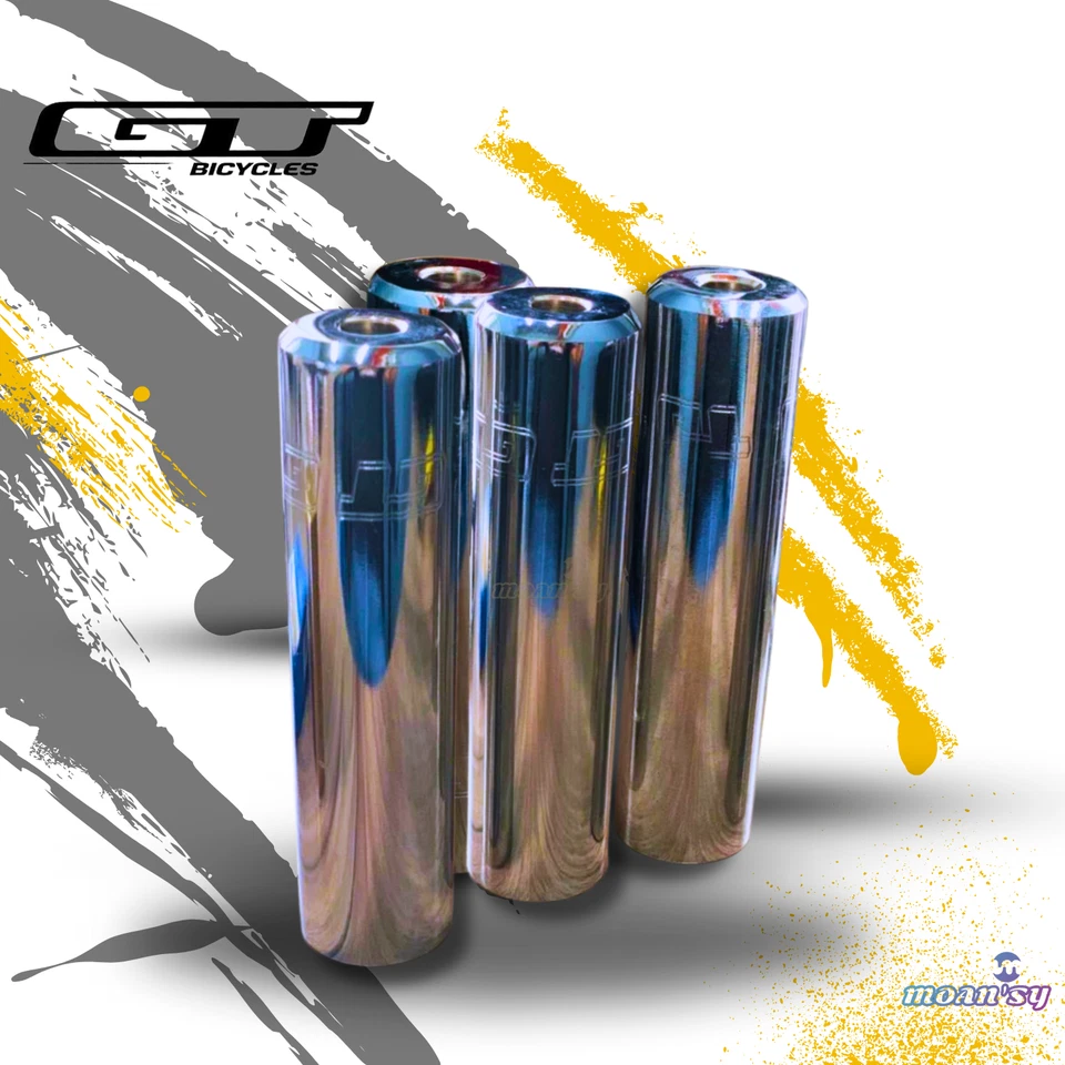 GT Old School BMX/FREESTYLE FAHRRÄDER ACHSHERINGE Fußrastenhebel chrom 10mm Bohrung - Bild 3 von 4