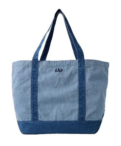 【美品】PORTER GIRL BOYFRIEND TOTE DENIM A4可 PORTER GIRL Boyfriend Blue Denim Tote Bag Size L Hand Bag Made In